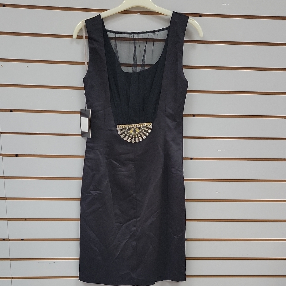 Elegant Black Sleeveless Dress